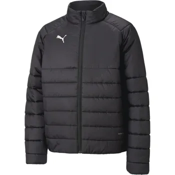 Pánská casual bunda Puma Teamliga Zipped Puffer Jacket Black/White L