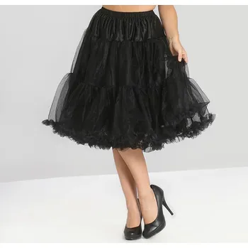 Hell Bunny nízko-objemová spodnička Penelope, černá Velikost: 3XL-4XL