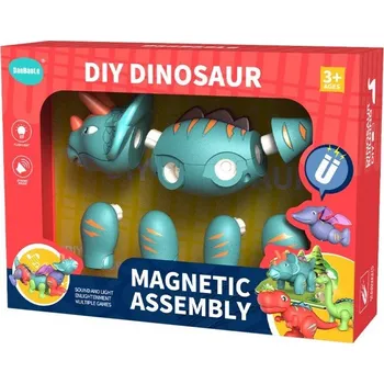 Figurka Triceratops magnetický skládací
