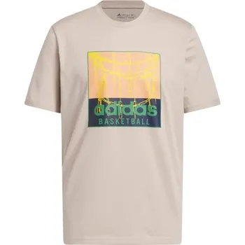 Pánské tričko Adidas Chain Net Basketball Graphic Tee Velikost oblečení: S