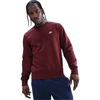 Pánský svetr Nike Sportswear Club Crew Dark Team Red XL