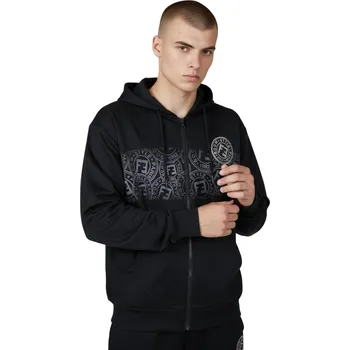 Pánská mikina Pots Milano Pánská modrá nadměrná mikina 01 Barva: Modrá, Velikost: 3XL