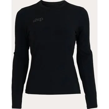 Dámské tričko UHIP Triko bambusové 2.0 UHIP, s dlouhým rukávem, unisex, černé 44