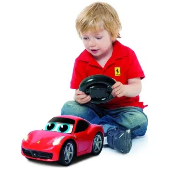 garáž Ferrari RC auto 458 - Červená