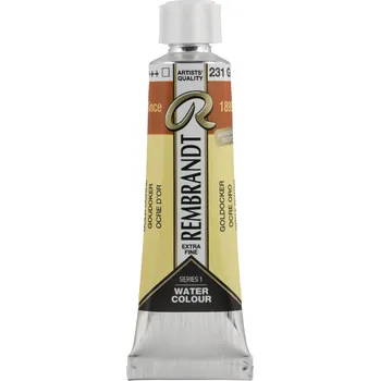 Vodová barva Akvarelová barva v tubě Rembrandt 10 ml – 231 Gold Ochre