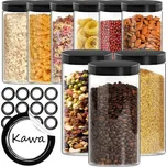 Sada devíti nádob FRASCO průsvitná (9 ks)