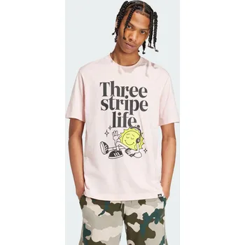 ADIDAS Tričko Positivity Graphic M RŮŽOVÁ