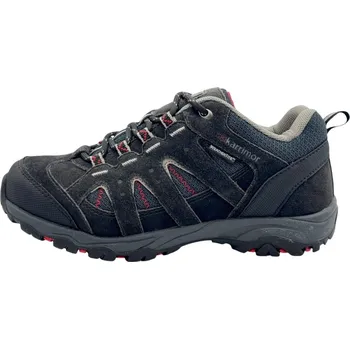 Dívčí obuv Karrimor Mount Waterproof Walking Shoes Juniors Black/Red 5 (38)