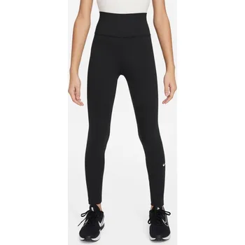 Nike Dri-FIT One Big Kids' (Girls') Leggings Black/White 5-6 let