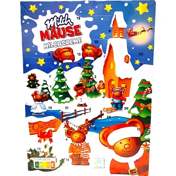 Cukrovinka ADVENTNÍ KALENDÁŘ MAUSE MILCH 140 G