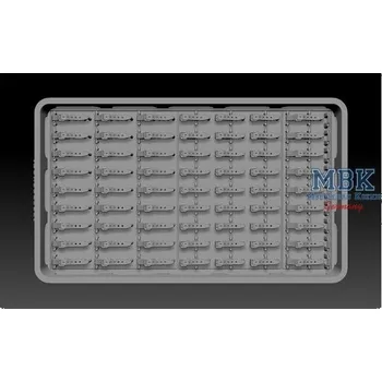 Plastikový model BSK Model 1/35 US & British Tool buckles