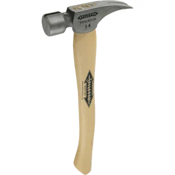 Kladivo MILWAUKEE Titanové kladivo STILETTO s dřevěnou násadou 406 mm – hladká 4932352586