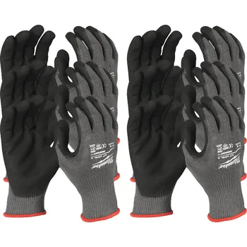 Pracovní oblečení MILWAUKEE 12(párů) x Rukavice odolné proti prořezu Stupeň 5 M/8