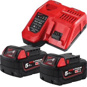 MILWAUKEE M18HDN22-502 NRG Sada akumulátorů, 2 x 5 Ah 4922000005