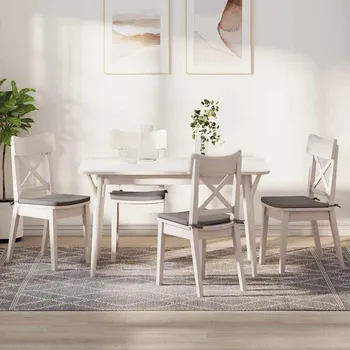 Polštář Polštáře na sedadla 4 pcs Taupe 40 x 40 x 3 cm textil