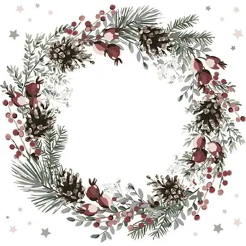 Papírový ubrousek Papírové ubrousky vánoční, třívrstvé 33 x 33 cm, 20 ks Daisy SD_GW_020002