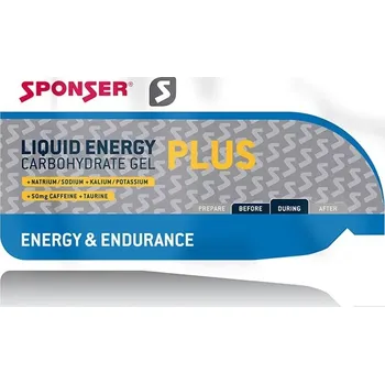 Sponser LIQUID ENERGY PLUS Neutral, gel, 35g