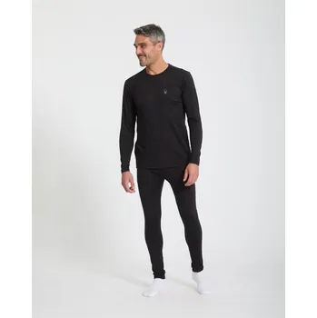 Spyder Boxed 2Pc Baselayer Set Mens Black Small