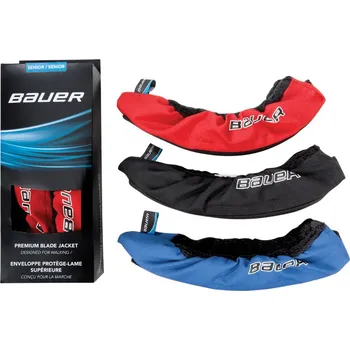 Chraniče nožů bauer jr blade jacket barevné M červené (1-5)