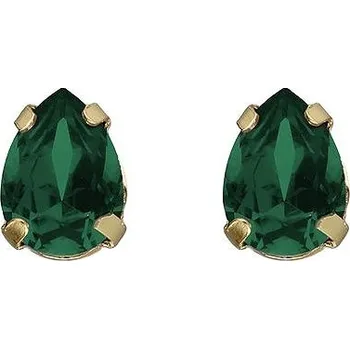Náušnice VICTORIA CRUZ Birthstone Emerald (Ag925/1000, 1,3 g)