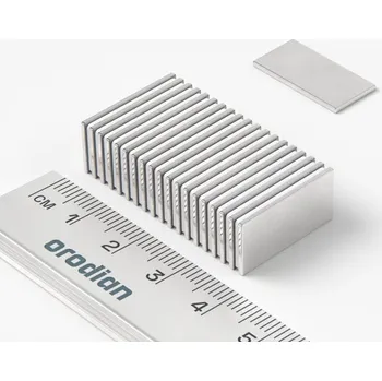 Dekorativní magnet orodian.cz Neodymový magnet kvádr 20×10×1 mm - N38