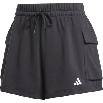 Dámské kraťasy adidas Essentials Small Logo French Terry Cargo Shorts Womens Black/White M (12-14)