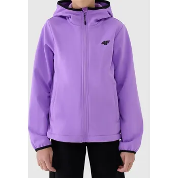 Dívčí bunda Dívčí softshellová bunda 4F velikost 164 violet