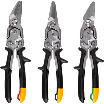 Pracovní nůž TOUGHBUILT Sada nůžek na plech - 3 ks