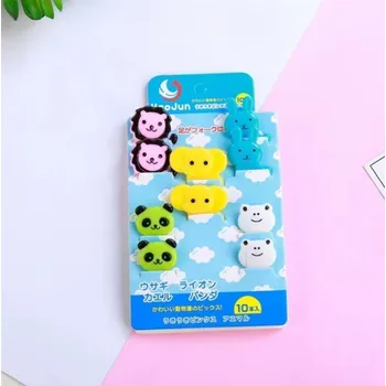 Dřevěná hračka Dětská plastová napichovátka - zvířátka 4