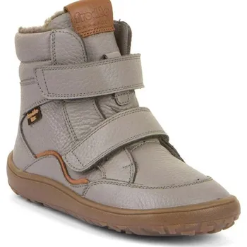 Dětská treková obuv Zimní barefoot bota Froddo G3160246-4 Light Grey 34