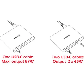 Swissten SÍŤOVÝ ADAPTÉR 87W PD3.0 & QC3.0 PPS