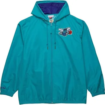 Pánská softshellová bunda Mitchell & Ness Charlotte Hornets Unlined Windbreaker Vintage Logo Velikost oblečení: L