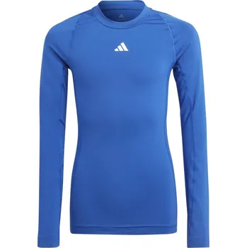 adidas Techfit AEROREADY Long Sleeve Top Juniors Royal Blue 13 Years