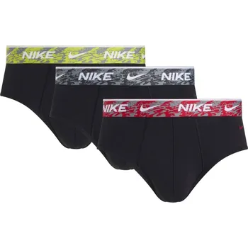 Boxerky Nike 3 Pack Briefs Mens Blk Gym Rd/Anth Medium