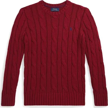 Dětská móda Dětský svetr Polo Ralph Lauren 323981036001 burgundské 93X, vel. 140-149