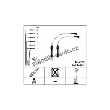 Zapalovací kabel Sada kabelů pro zapalování NGK RC-ZE53 - MAZDA