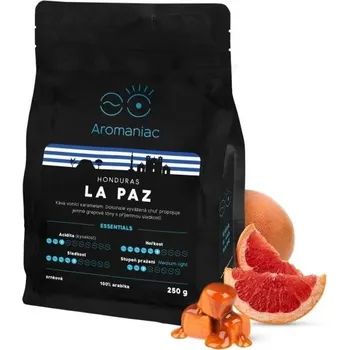 Káva Aromaniac Honduras La Paz zrnková káva 250 g
