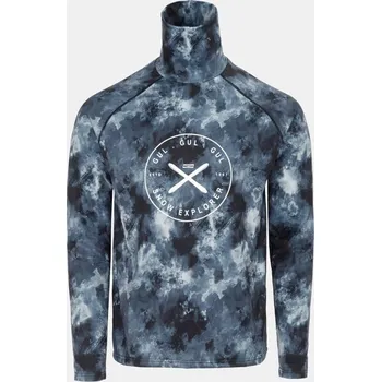 Gul Powder Thermal Top Mens Black AOP X Large