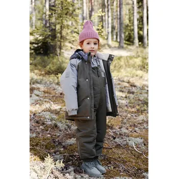 Snowboardové kalhoty LEOKID Zimní kalhoty Color Block Green Scape Velikost (od výrobce): 3 - 4 r.