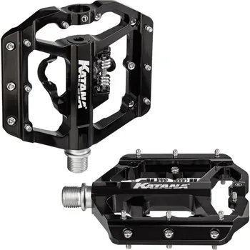 Pedál na kolo Katana X-Blade Twin Combo Pedály, černé