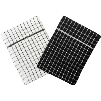 Utěrka Jerry Fabrics Utěrka froté Olga černobílá (bal.2 ks)