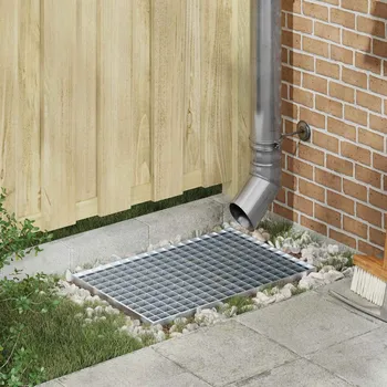 Truhlík Mřížka Stříbrná 60 x 40 x 2 cm Žárově zinkovaná ocel