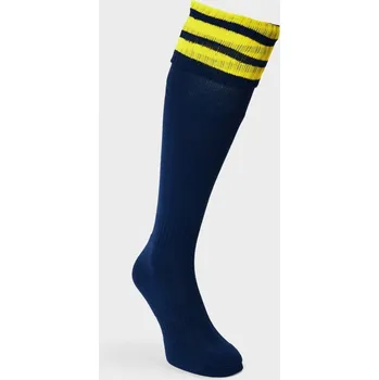 Pánské ponožky Mitre Adults Football Socks Navy/Yellow Mens 7-11