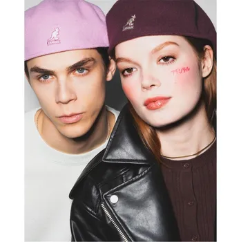 Kšiltovka Kangol Wool Flat Cap Vino L