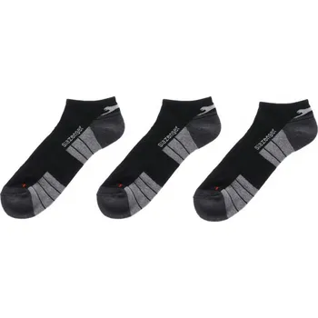 Pánské ponožky Slazenger 3 Pack Trainer Socks Mens Black Mens 7-11