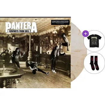 Zahraniční hudba Pantera - Cowboys From Hell (Reissue) (Limited Edition) (White & Whiskey Brownarbled) (LP) SET S 36-40
