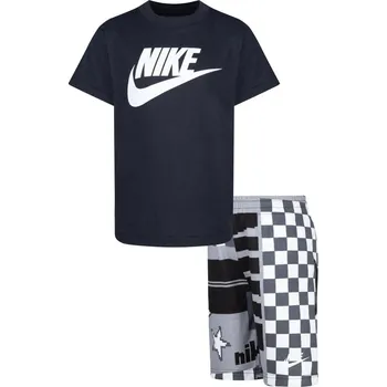 Nike Lifestyle T-Shirt & Shorts Set Infants Black 6-7 let