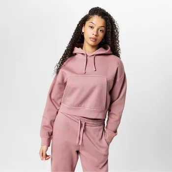 Dámská mikina Firetrap Cropped Hoodie Rose 16 (44)