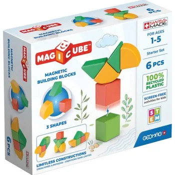 Stavebnice Geomag Geomag Magicube tvary 6 dílků