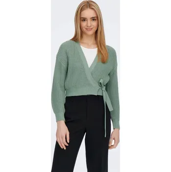 Dámský svetr Only Breda Wrap Cardigan Chinois Green 8 (XS)